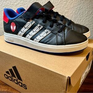 Adidas x Marvel Spider-Man Grand Court Kids' Basketball Shoes